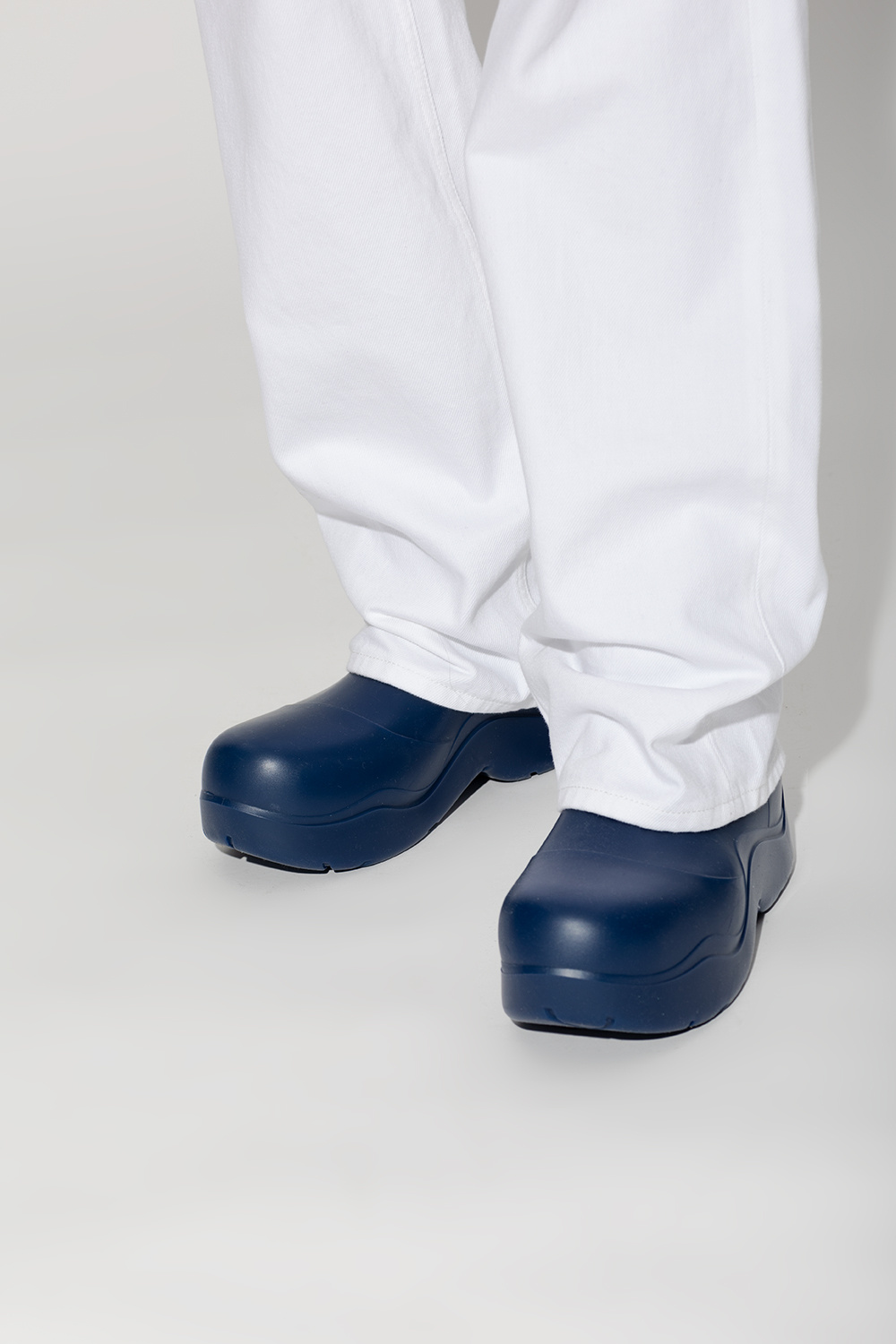 Navy blue 'Puddle' rain boots Bottega Veneta - Vitkac Canada